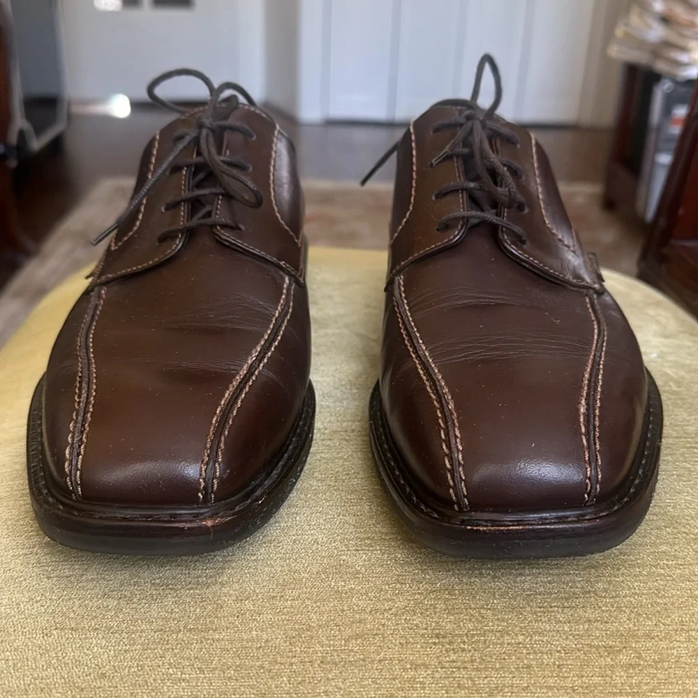 Mephisto Goodyear Welt Shoes Men's Size 10 Brown Casual Derby Oxford